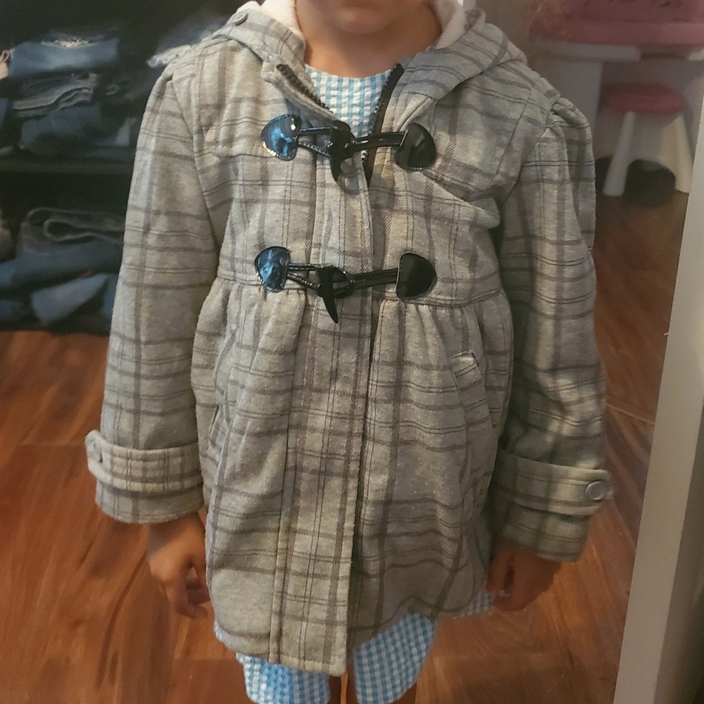 Me Jane Mini hooded coat girls size 4T